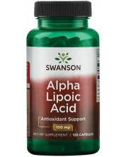Alpha Lipoic Acid, 100 mg, 120 капсули, Swanson -1
