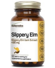 Slippery Elm, 430 mg, 60 капсули, Herbamedica -1