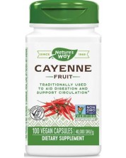 Cayenne Fruit, 450 mg, 100 капсули, Nature's Way -1