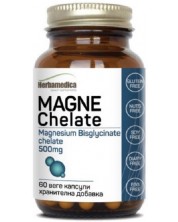 Magne Chelate, 500 mg, 60 капсули, Herbamedica -1