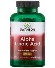 Alpha Lipoic Acid, 300 mg, 120 капсули, Swanson -1