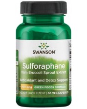Sulforaphane, 400 mcg, 60 капсули, Swanson -1