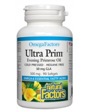 Ultra Prim, 500 mg, 90 софтгел капсули, Natural Factors -1