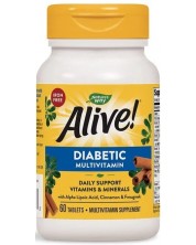 Alive Diabetic Multivitamin, 60 таблетки, Nature's Way
