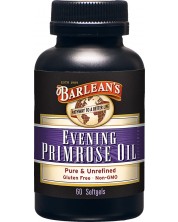 Evening Primrose Oil, 60 меки капсули, Barlean's -1