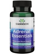 Adrenal Essentials, 60 растителни капсули, Swanson