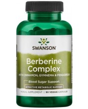 Berberine Complex, 90 растителни капсули, Swanson -1