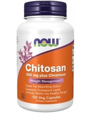 Chitosan, 500 mg, 120 капсули, Now -1