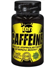 10/ten Caffeine, 100 mg, 40 капсули, Cvetita Herbal -1
