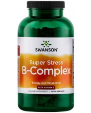 Super Stress B-Complex, 240 капсули, Swanson -1