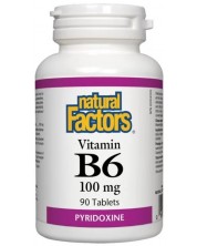 Vitamin B6, 100 mg, 90 таблетки, Natural Factors -1