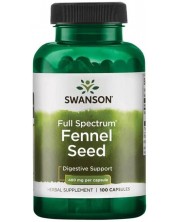 Full Spectrum Fennel Seed, 480 mg, 100 капсули, Swanson