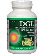 DGL, 400 mg, 90 дъвчащи таблетки, Natural Factors