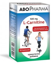 L-Carnitine, 500 mg, 30 капсули, Abo Pharma -1
