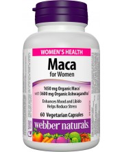 Maca for Women, 60 капсули, Webber Naturals -1