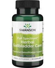 Full Spectrum Herbal Gallbladder Care, 60 капсули, Swanson