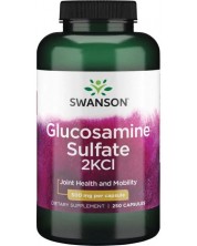 Glucosamine Sulfate 2KCl, 500 mg, 250 капсули, Swanson -1