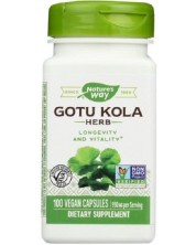 Gotu kola, 475 mg, 100 капсули, Nature’s Way
