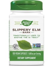 Slippery Elm Bark, 400 mg, 100 капсули, Nature's Way