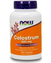 Colostrum, 500 mg, 120 капсули, Now -1