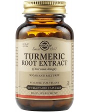 Turmeric Root Extract, 60 растителни капсули, Solgar -1