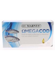 Omegacod, 510 mg, 60 капсули, Marnys -1