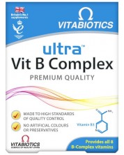 Ultra Vitamin B Complex, 60 таблетки, Vitabiotics -1