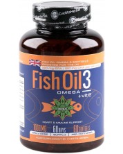 Fish Oil Omega 3, 1000 mg, 60 капсули, Cvetita Herbal