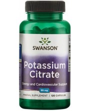 Potassium Citrate, 99 mg, 120 капсули, Swanson -1