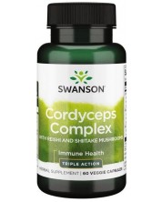 Cordyceps Complex, 600 mg, 60 капсули, Swanson -1