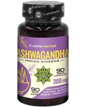 Ashwagandha, 300 mg, 90 капсули, Cvetita Herbal -1