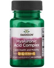 Hyaluronic Acid Complex, 33 mg, 60 капсули, Swanson -1