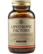 Lipotropic Factors, 100 таблетки, Solgar