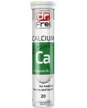 Calcium + Vitamin D3, 20 таблетки, Dr. Frei
