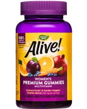 Alive Women's Premium Gummies, 75 таблетки, Nature's Way -1