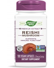 Reishi Mushroom, 188 mg, 100 капсули, Nature's Way -1