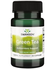 Green Tea, 500 mg, 30 капсули, Swanson