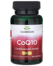 CoQ10, 100 mg, 100 меки капсули, Swanson -1