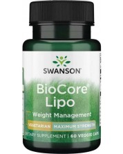 BioCore Lipo, 60 растителни капсули, Swanson -1