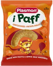 Хрупанки Plasmon - Paff, леща и сладки картофи, 15 g -1