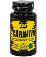 10/ten L-Carnitine, 500 mg, 30 капсули, Cvetita Herbal -1