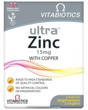 Ultra Zinc, 15 mg, 60 таблетки, Vitabiotics -1