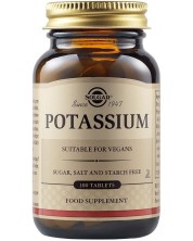 Potassium, 99 mg, 100 таблетки, Solgar