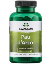 Pau d’Arco, 500 mg, 100 капсули, Swanson -1