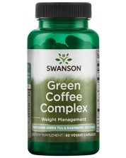 Green Coffee Complex, 60 растителни капсули, Swanson