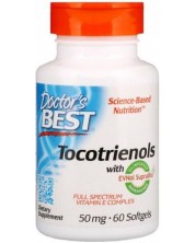 Tocotrienols with EVNol SupraBio, 50 mg, 60 капсули, Doctor's Best