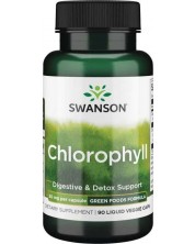 Chlorophyll, 50 mg, 90 растителни капсули, Swanson -1
