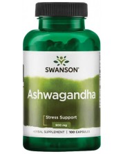 Ashwagandha, 450 mg, 100 капсули, Swanson -1
