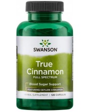 True Cinnamon, 120 капсули, Swanson -1