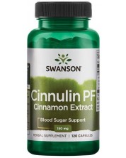 Cinnulin PF, 150 mg, 120 капсули, Swanson